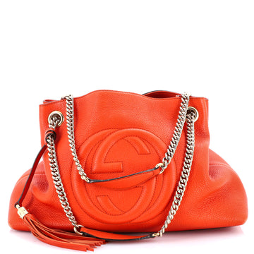 Gucci Soho Chain Strap Shoulder Bag Leather Medium