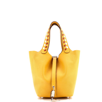 Hermes Picotin Lock Bag Tressage Epsom PM