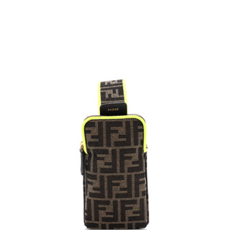Fendi Strap You Shoulder Strap with Pouch Zucca Canvas