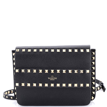 Valentino Garavani Rockstud Front Handle Flap Bag Leather Small