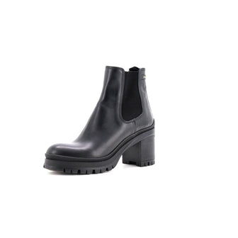 Prada Women's Block Heeled Chelsea Boots Leather