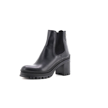 Prada Women's Block Heeled Chelsea Boots Leather
