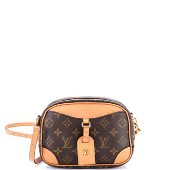 Louis Vuitton Deauville Handbag Monogram Canvas Mini