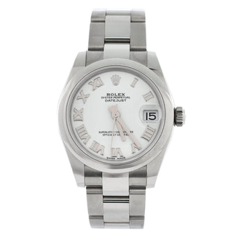 Rolex Oyster Perpetual Datejust Automatic Watch Stainless Steel 31