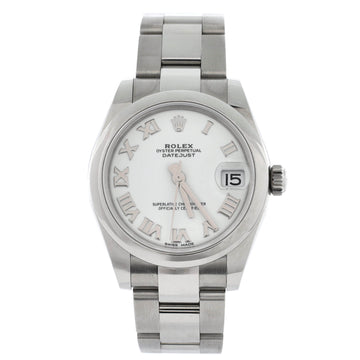 Rolex Oyster Perpetual Datejust Automatic Watch Stainless Steel 31