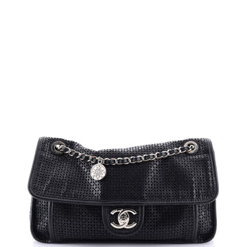 Chanel Up In The Air Flap Bag Perforated Leather Medium