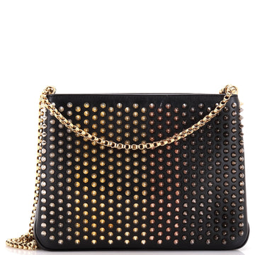 Christian Louboutin Triloubi Chain Bag Spiked Leather Small