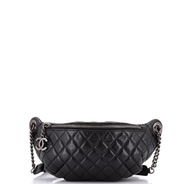 Chanel Banane Waist Bag Quilted Leather