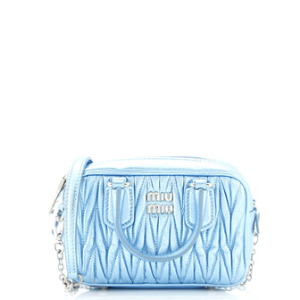 Miu Miu Arcadie Top Handle Chain Bag Matelasse Leather XXS