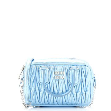 Miu Miu Arcadie Top Handle Chain Bag Matelasse Leather XXS