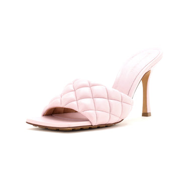 Bottega Veneta Women's The Padded Heeled Sandals Quilted Leather