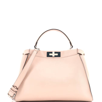 Fendi Peekaboo Bag Rigid Leather Large