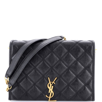 Saint Laurent Becky Shoulder Bag Quilted Leather Mini