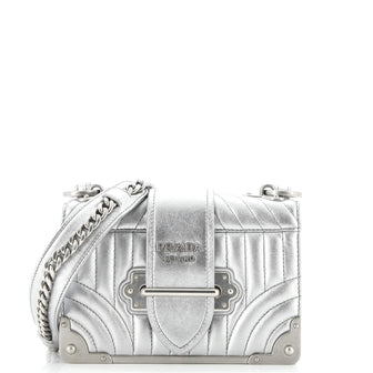 Prada Cahier Crossbody Bag Diagramme Quilted Leather Small