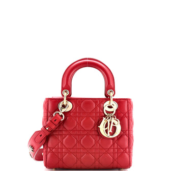 Christian Dior My Lady Dior Bag Cannage Quilt Lambskin