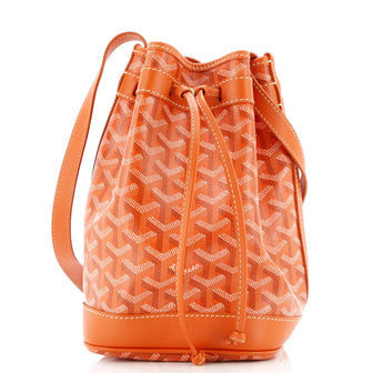 Goyard Petit Flot Bucket Bag Coated Canvas PM