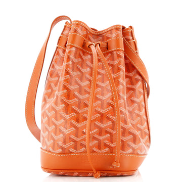 Goyard Petit Flot Bucket Bag Coated Canvas PM