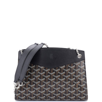 Goyard Structured Rouette Chain Shoulder Bag Coated Canvas PM