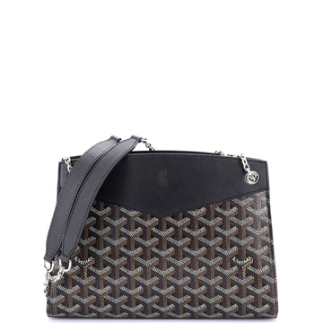 Goyard Structured Rouette Chain Shoulder Bag Coated Canvas PM