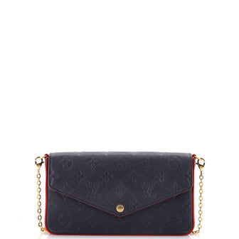 Louis Vuitton Felicie Pochette Monogram Empreinte Leather