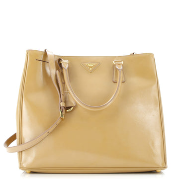 Prada Lux Open Tote Vernice Saffiano Leather Tall