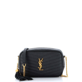 Saint Laurent Lou Camera Bag Matelasse Chevron Leather Mini
