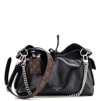 Louis Vuitton CarryAll Cargo Hobo Leather with Monogram Canvas PM