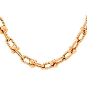 Tiffany & Co. HardWear Link Necklace 18K Rose Gold Small