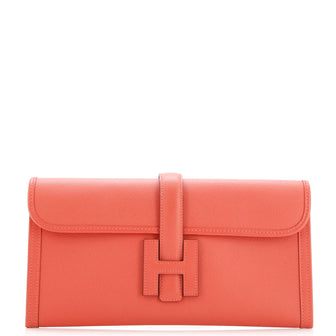 Hermes Jige Elan Clutch Epsom 29