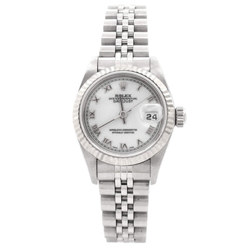 Rolex Oyster Perpetual Datejust Automatic Watch Stainless Steel and White Gold 26