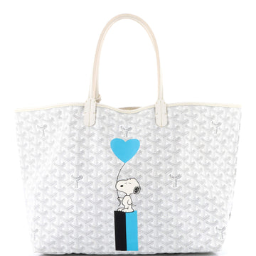 Goyard Saint Louis Tote Snoopy Printed Coated Canvas PM