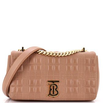 Burberry Lola Shoulder Bag Quilted Lambskin Small