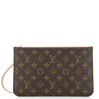 Louis Vuitton Neverfull Pochette Monogram Canvas Large
