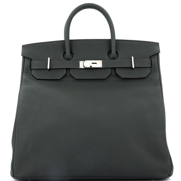 Hermes HAC Birkin Bag Green Togo with Palladium Hardware 40