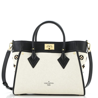 Louis Vuitton On My Side Tote Monogram Tufted Canvas MM