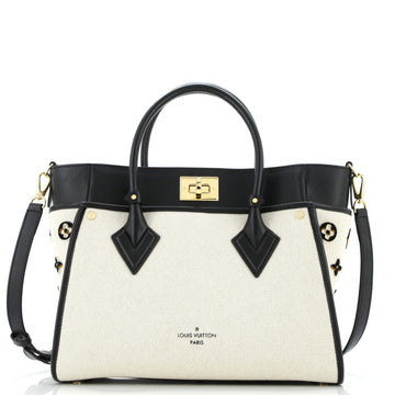 Louis Vuitton On My Side Tote Monogram Tufted Canvas MM