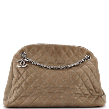 Chanel Just Mademoiselle Bag Quilted Caviar Large