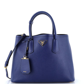 Prada Cuir Double Tote Saffiano Leather Medium