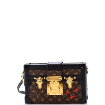 Louis Vuitton Petite Malle Handbag Monogram Canvas