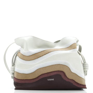 Loewe Flamenco Surplus Knot Clutch Printed Recycled Leather Medium