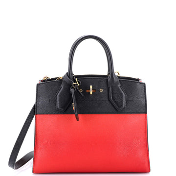 Louis Vuitton City Steamer Handbag Leather PM