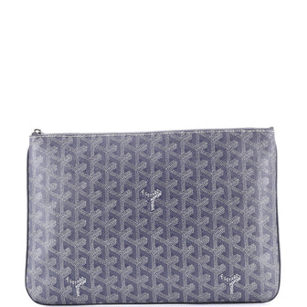 Goyard Senat Zip Pouch Coated Canvas MM