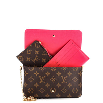 Louis Vuitton Felicie Pochette Limited Edition Vivienne Xmas Monogram Canvas