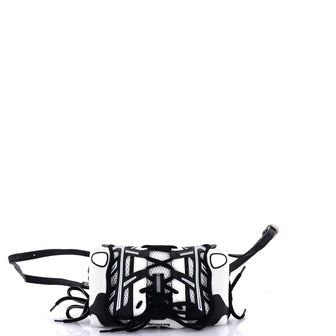 Balenciaga SneakerHead Phone Crossbody Bag Mesh and Faux Leather
