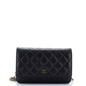 Chanel Wallet on Chain Quilted Caviar