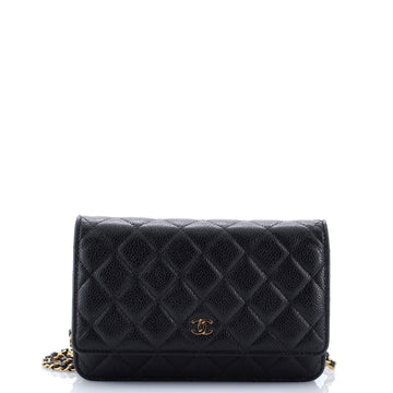 Chanel Wallet on Chain Quilted Caviar
