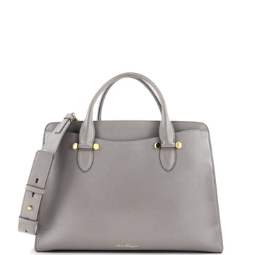 Salvatore Ferragamo Today Satchel Leather Large