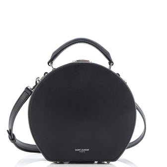 Saint Laurent Mica Hatbox Bag Leather Small