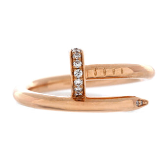 Cartier Juste un Clou Ring 18K Rose Gold and Diamonds