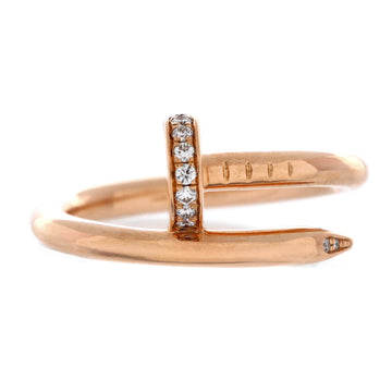 Cartier Juste un Clou Ring 18K Rose Gold and Diamonds